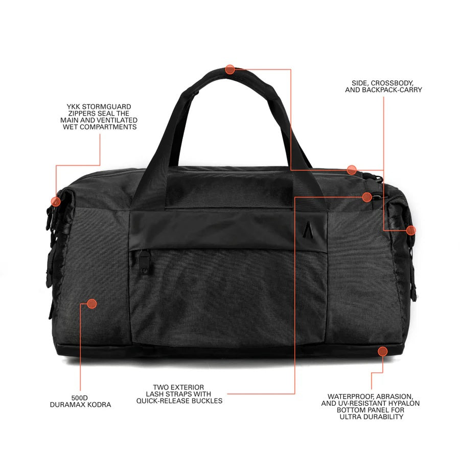 Errant Duffel Bag - Obsidian Black