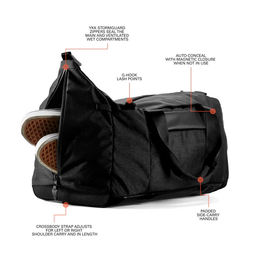 Errant Duffel Bag - Obsidian Black