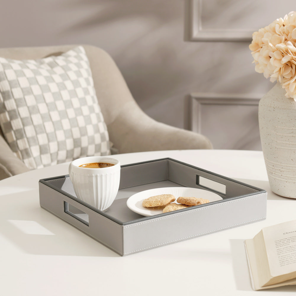 Espra Square Serving Tray Medium - Light Grey