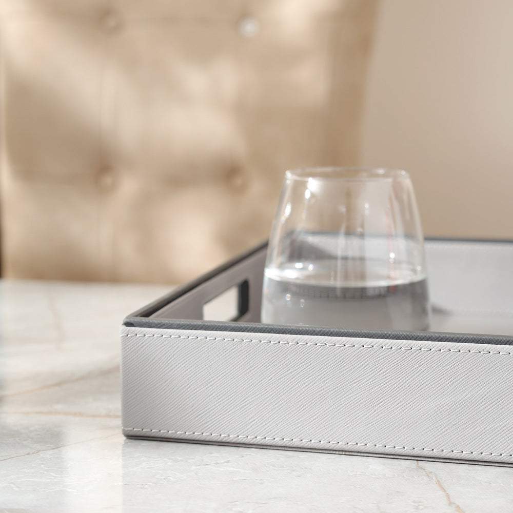 Espra Square Serving Tray Medium - Light Grey