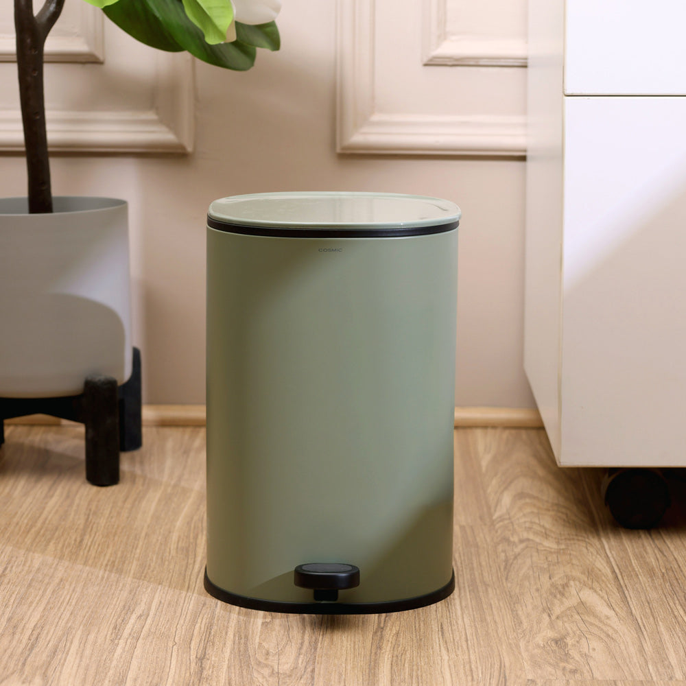 Essentials Sqround Pedal Bin - Olive