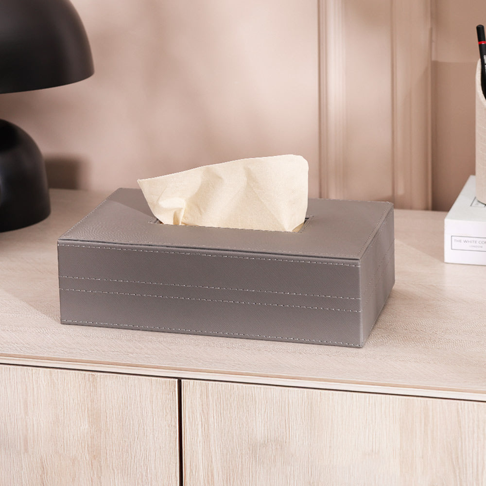 Etna Tissue Box Holder - Asphalt