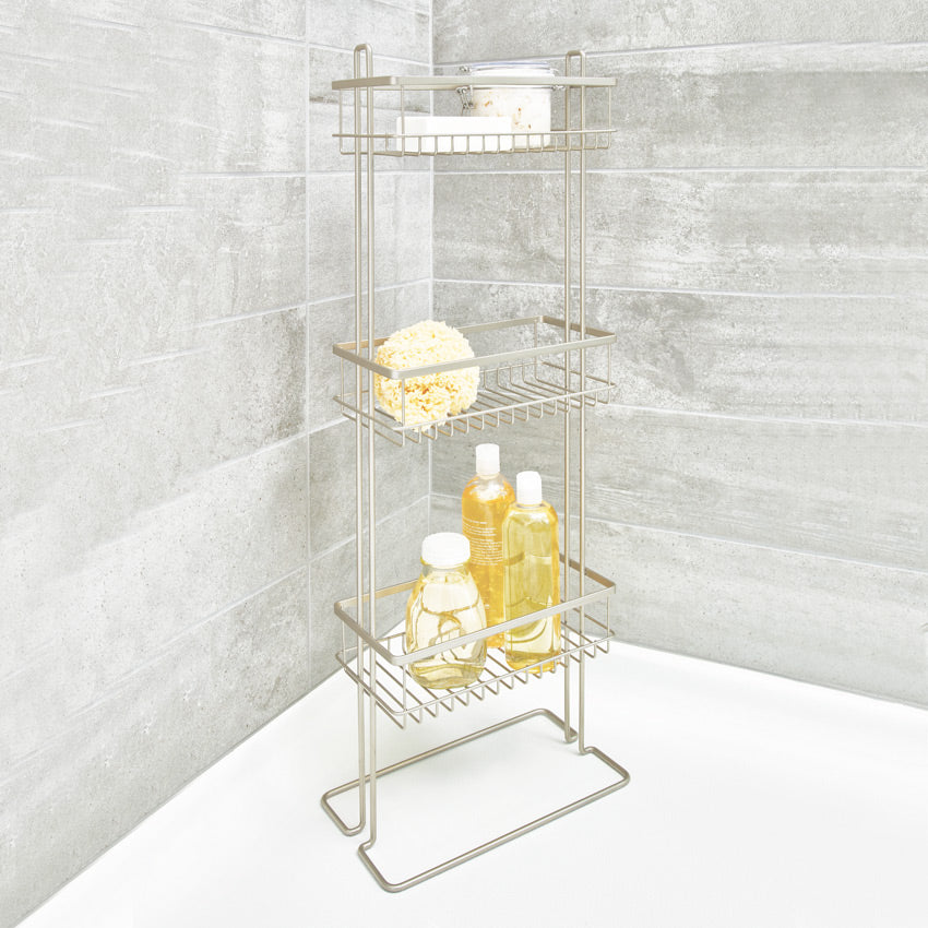 Everett 3-Tier Shower Organizer - Satin