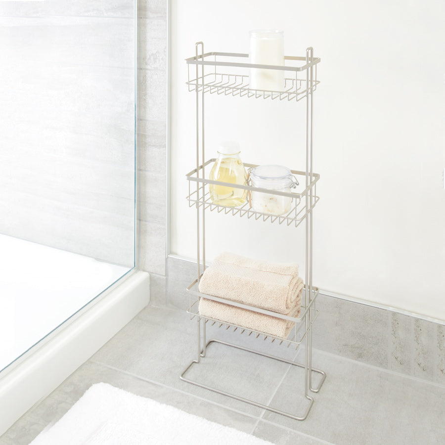 Everett 3-Tier Shower Organizer - Satin