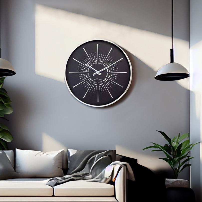 Excentric Wall Clock 40cm - Black