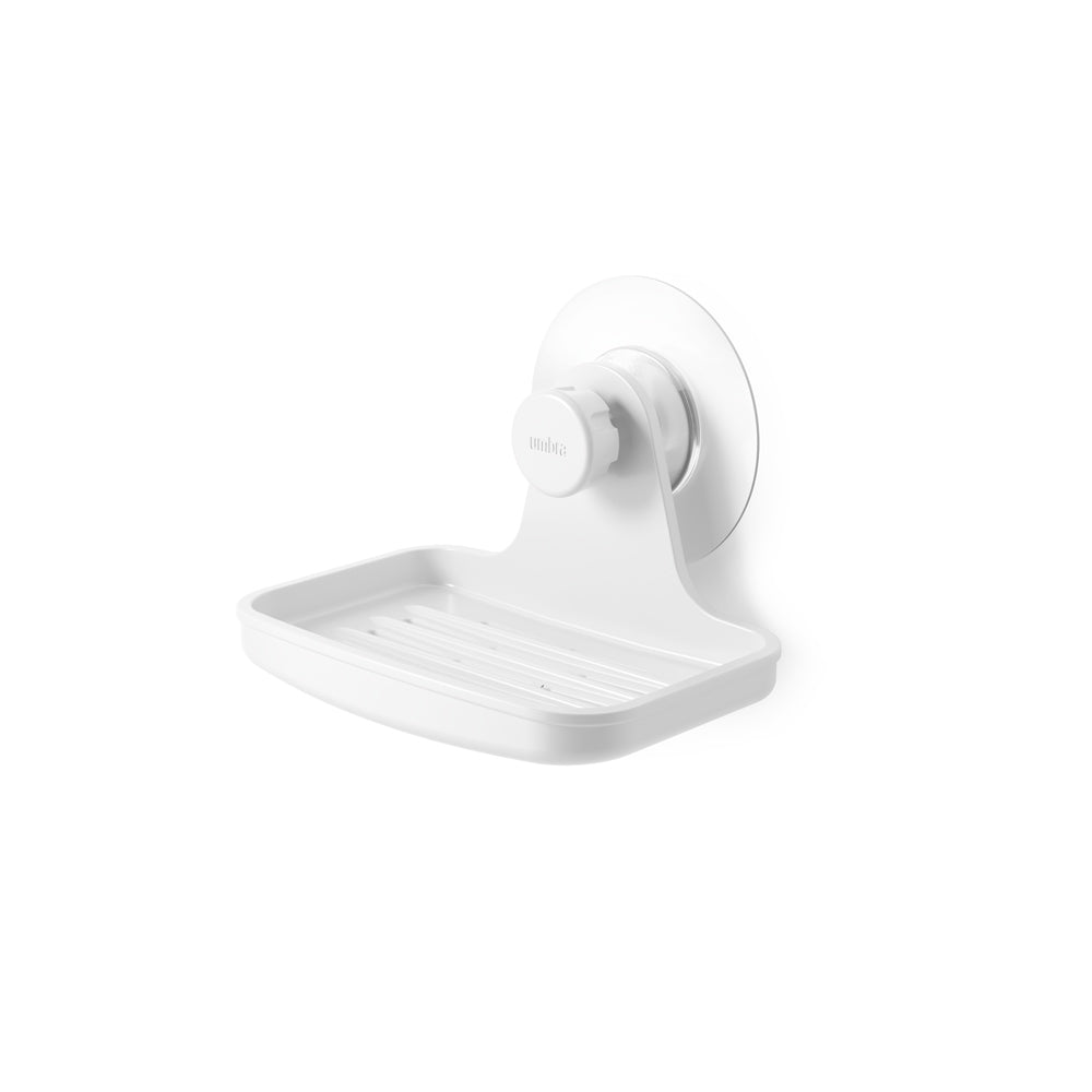 Flex Adhesive Soap Dish - White