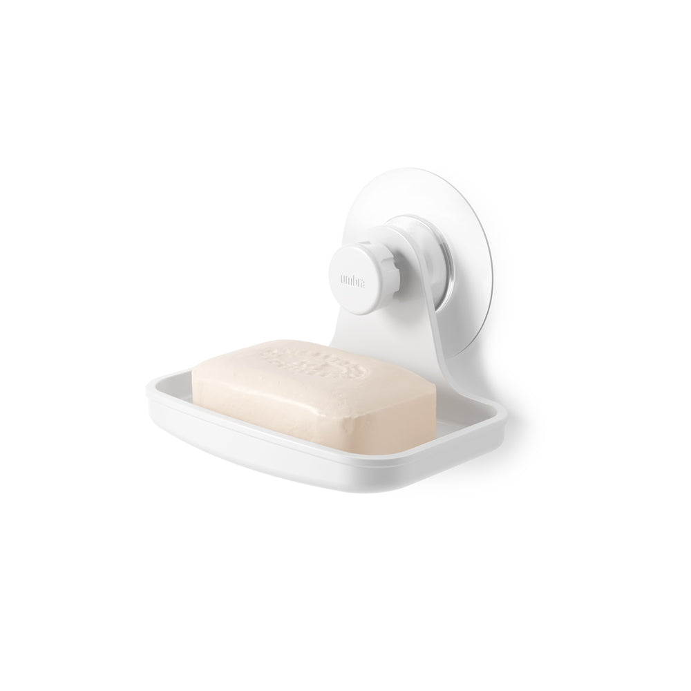 Flex Adhesive Soap Dish - White