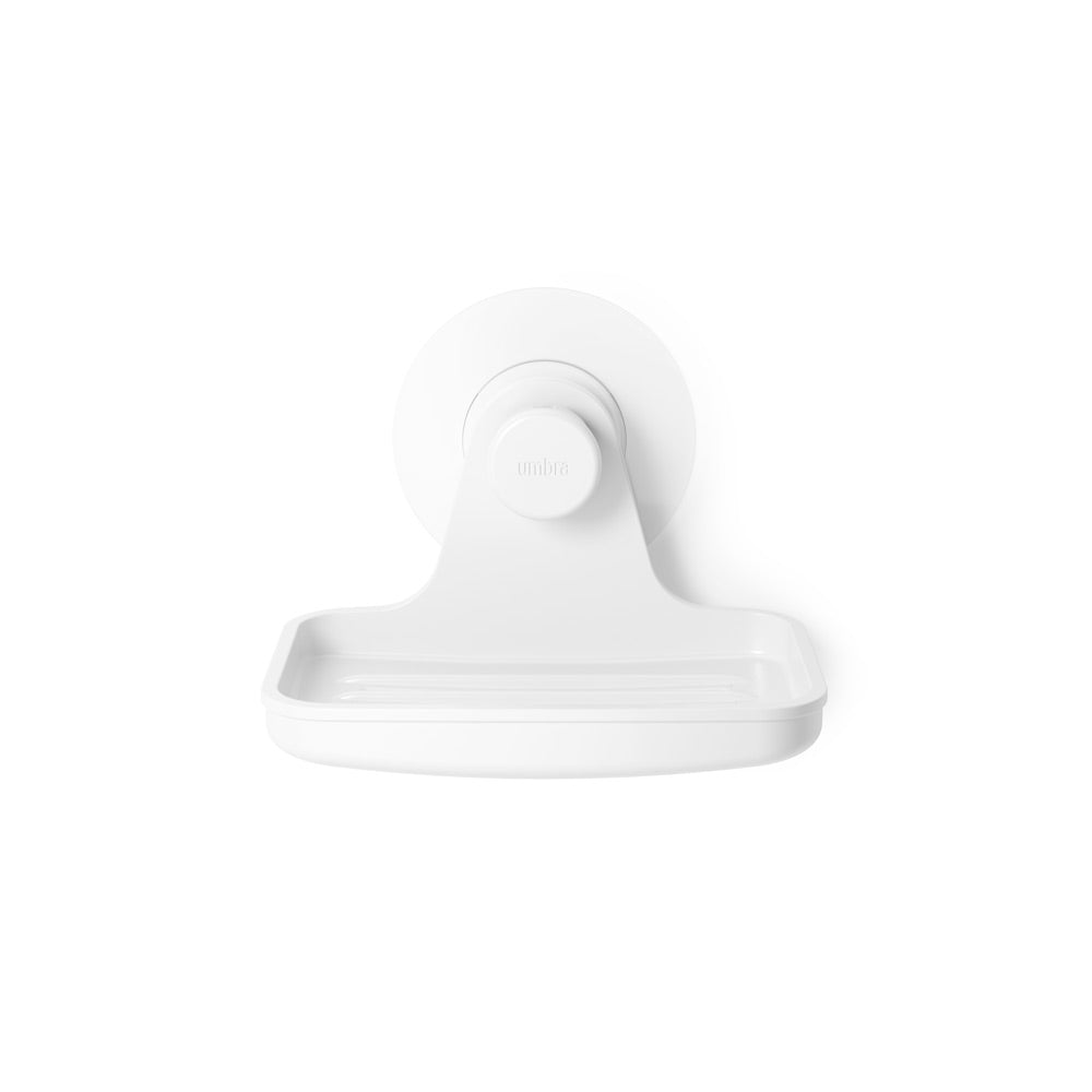 Flex Adhesive Soap Dish - White