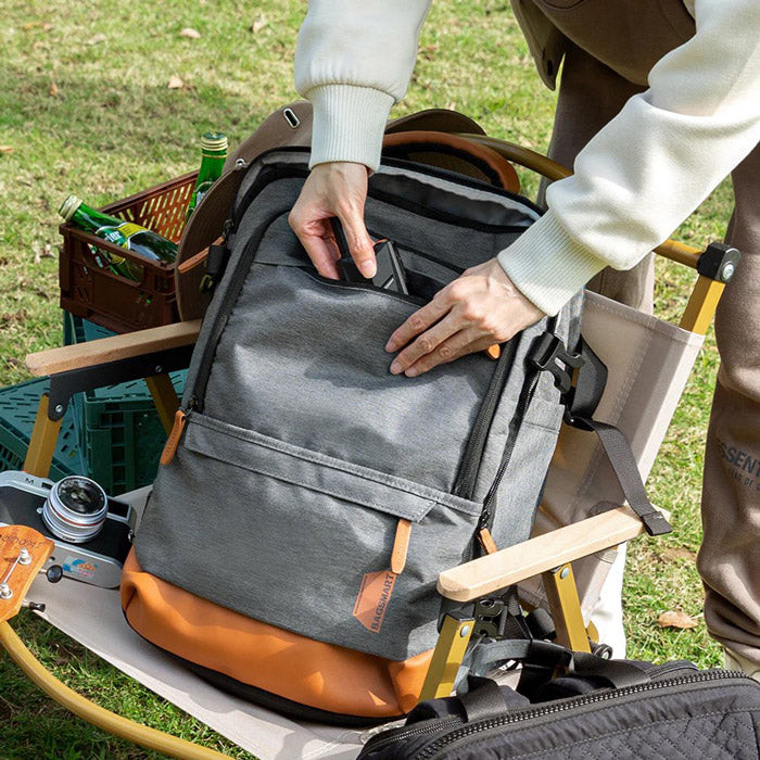 Falco Expandable Travel Backpack - Grey