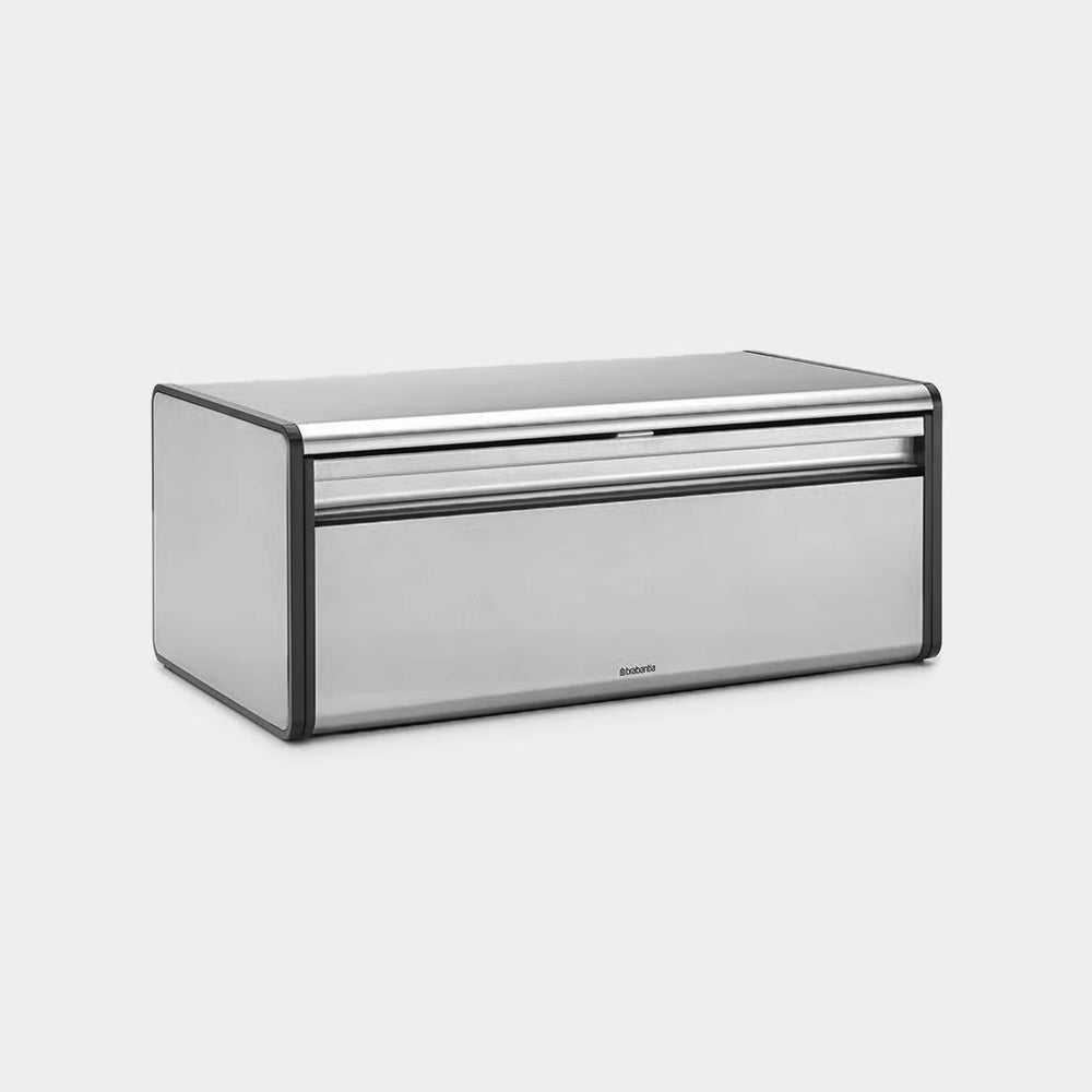 Fall Front Bread Bin - Matte Steel