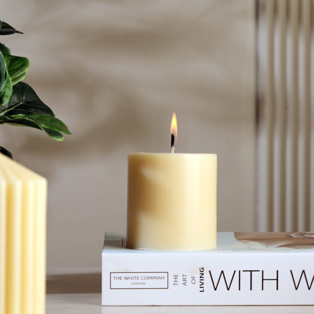 Column Candle Small - Cream