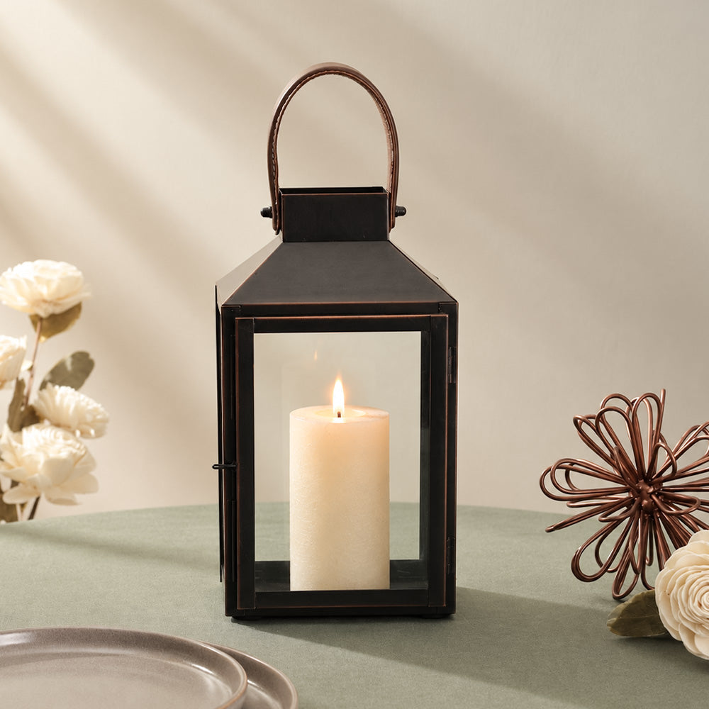 Farol Lantern Medium - Charcoal Brown
