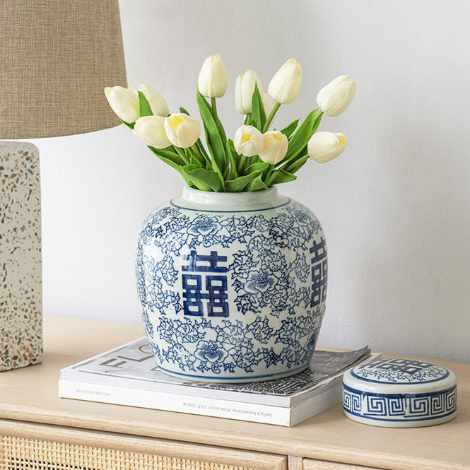 Tulip Buds Faux Bunch - White