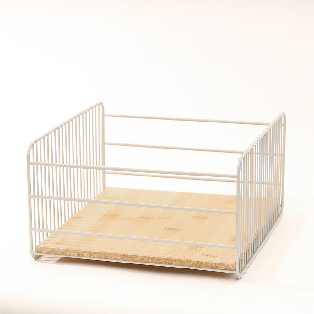 Fence Square Basket Medium - Taupe Natural