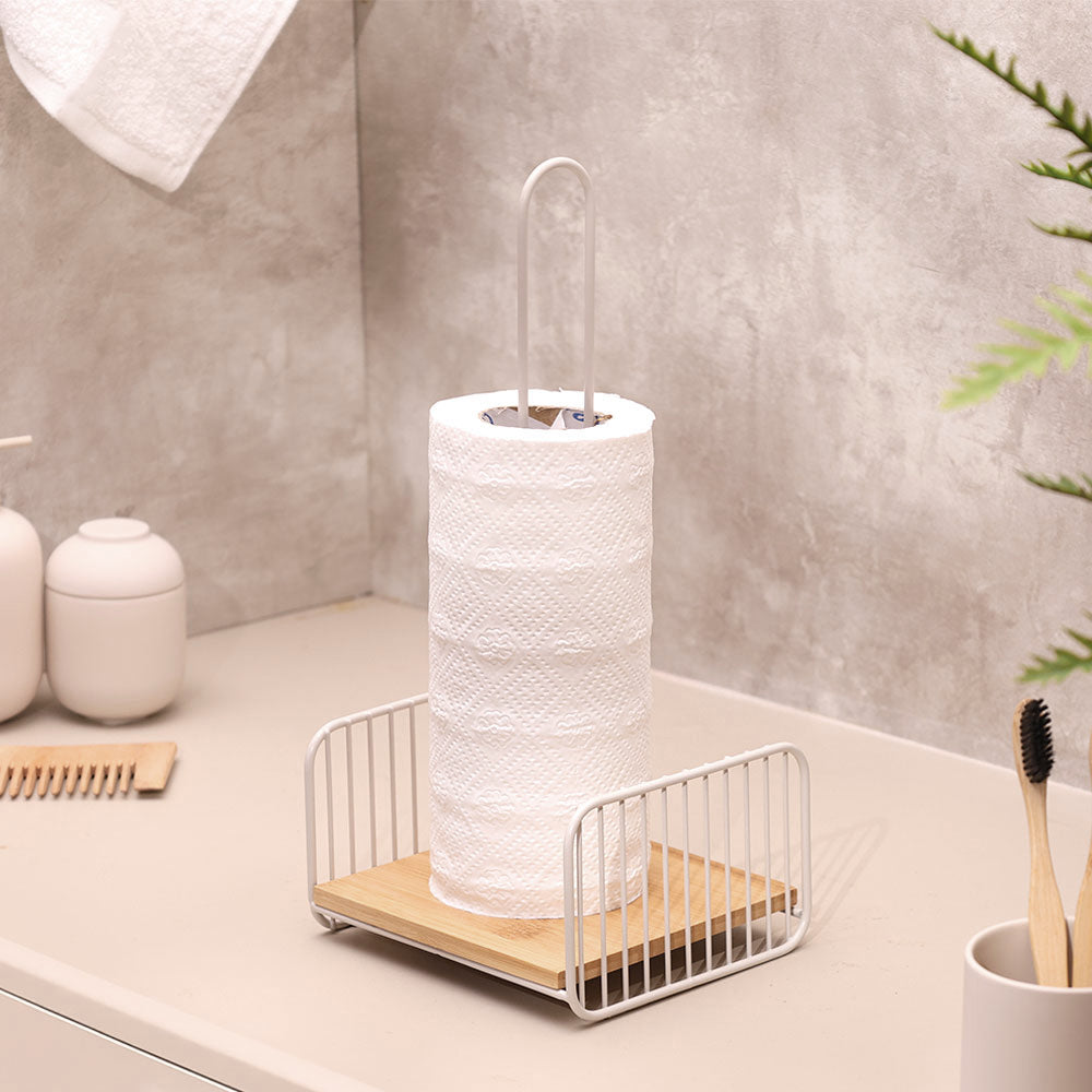 Fence Paper Towel Holder - Taupe Natural