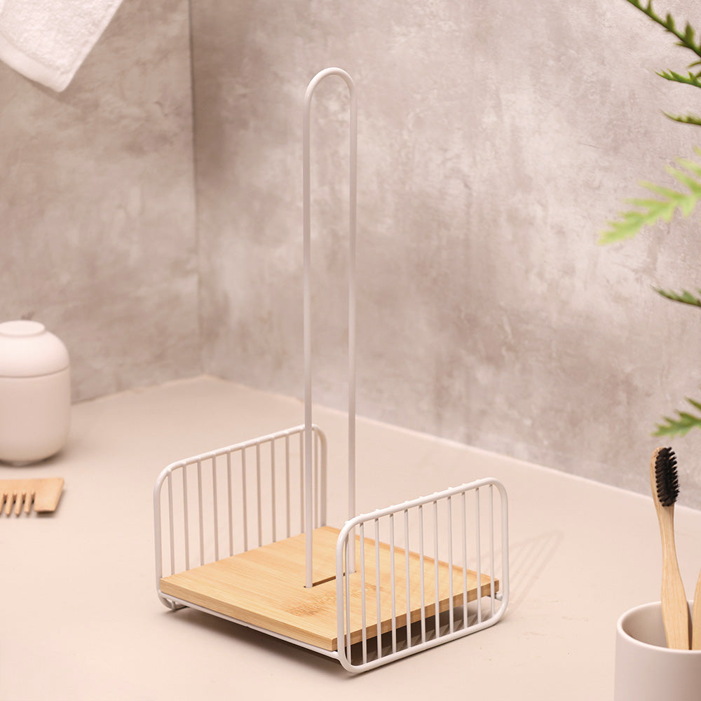 Fence Paper Towel Holder - Taupe Natural