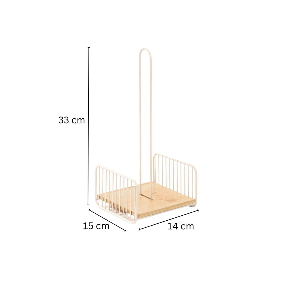 Fence Paper Towel Holder - Taupe Natural