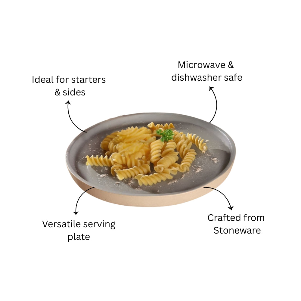 Fern Gourmet Quarter Plate - Sage Green