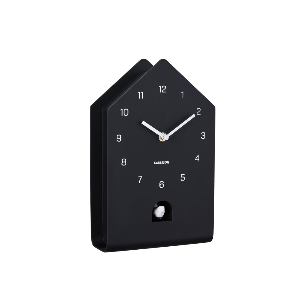 Fino Cuckoo Wall Clock - Black