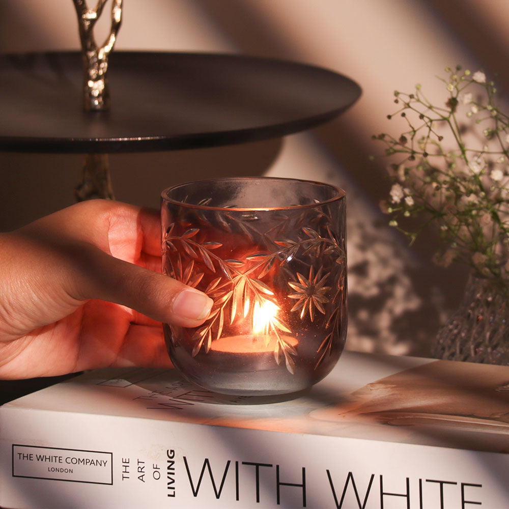 Firework and Palm Votives, 4-Piece Gift Set