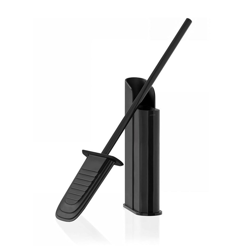 Flat Toilet Brush - Black