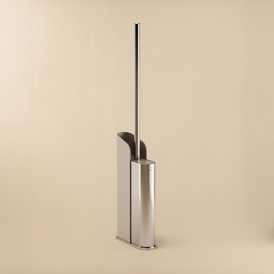 Flat Toilet Brush - Chrome