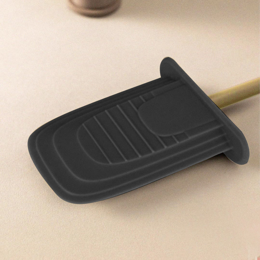 Flat Toilet Brush - Gold