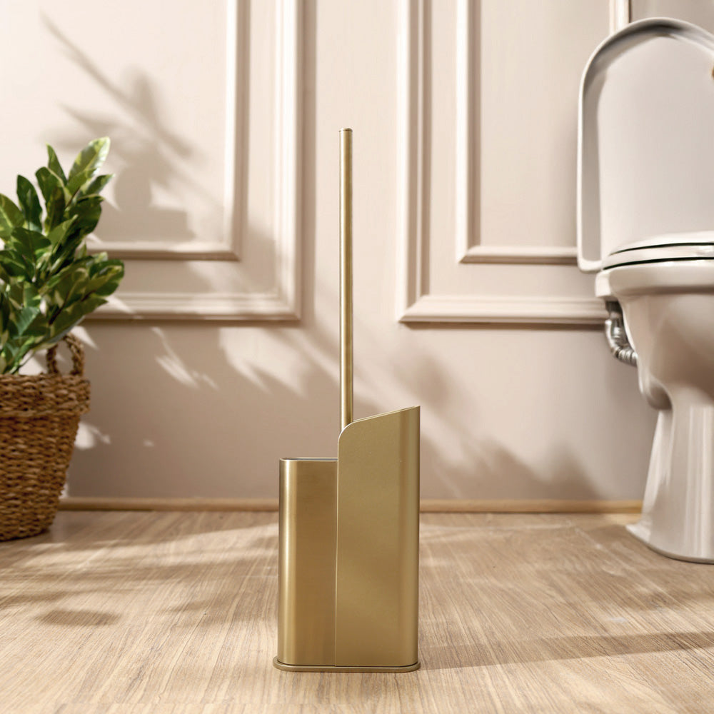 Flat Toilet Brush - Gold