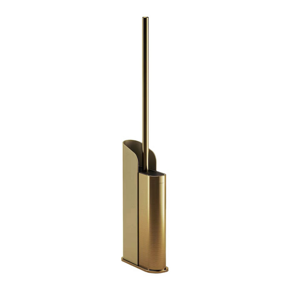 Flat Toilet Brush - Gold