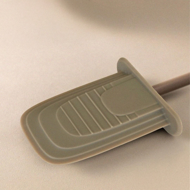 Flat Toilet Brush and Roll Holder - Sand