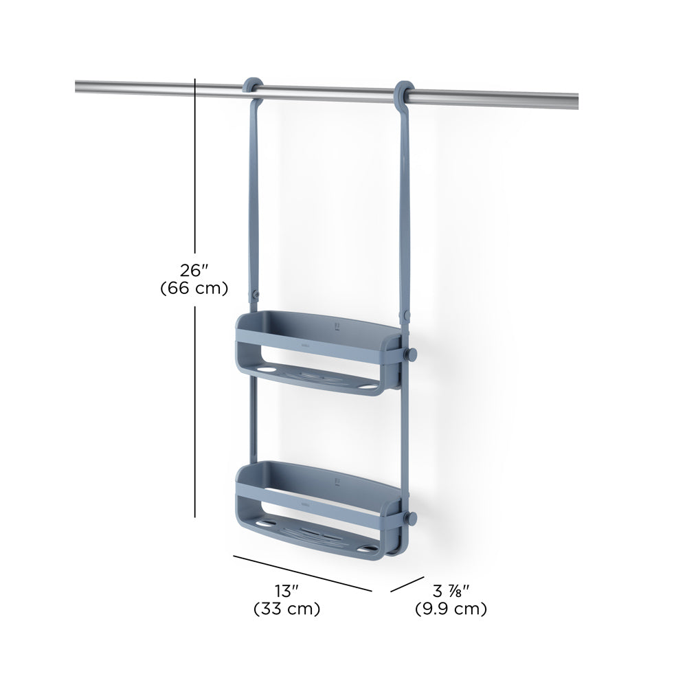 Flex Shower Caddy - Blue