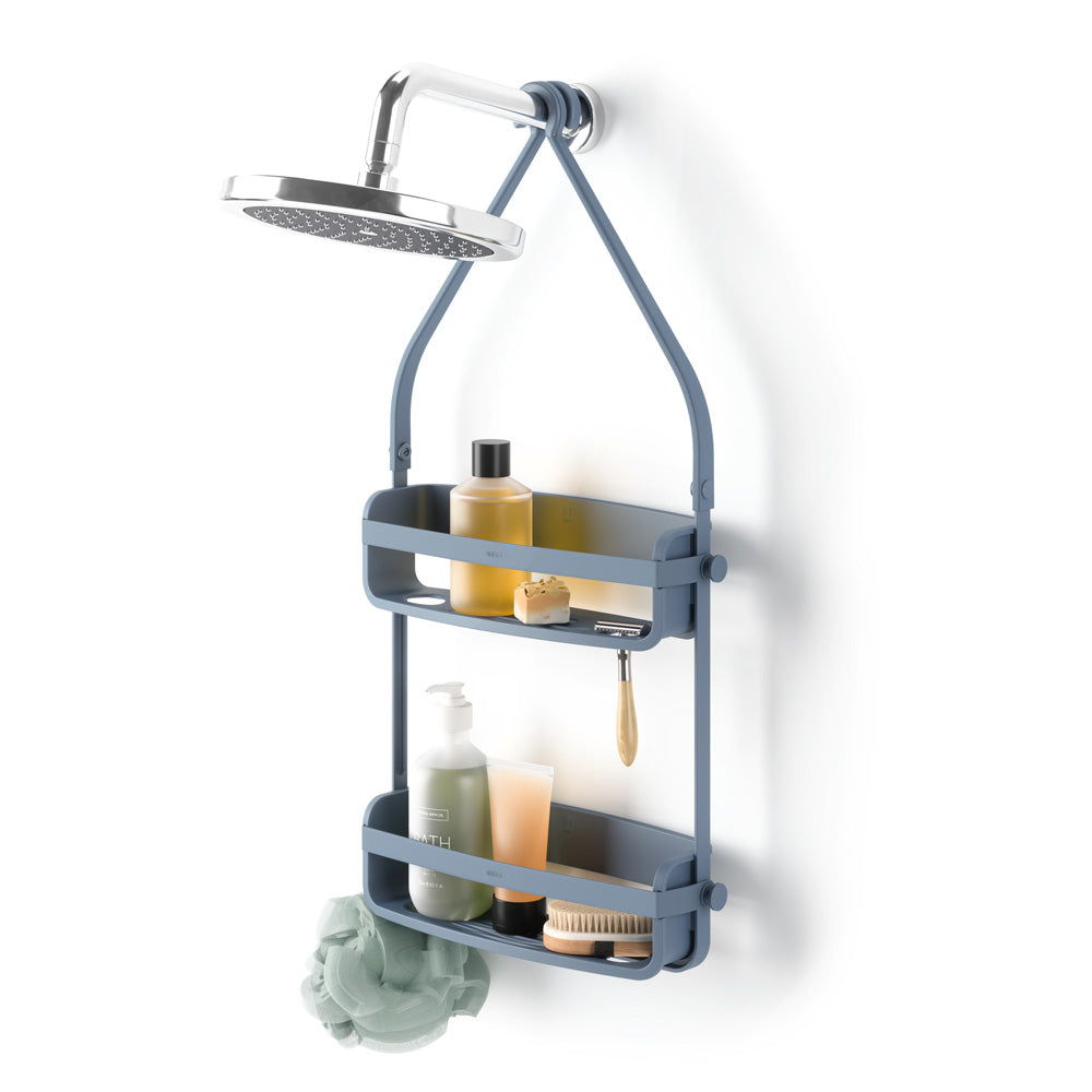 Flex Shower Caddy - Blue