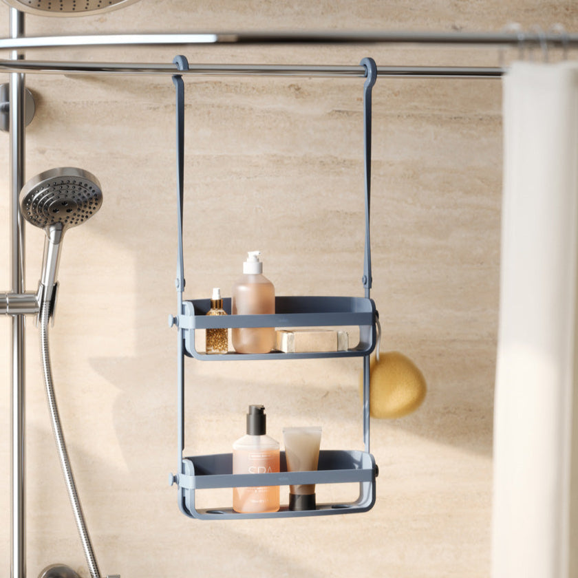 Flex Shower Caddy - Blue