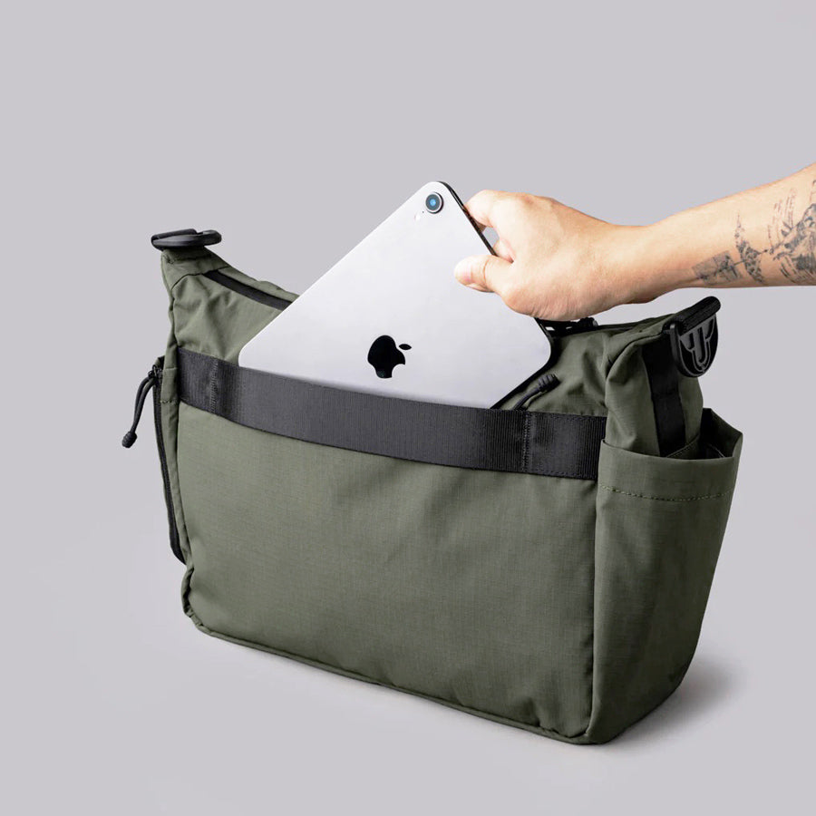 Alpaka Flight Satchel - Axoflux Green