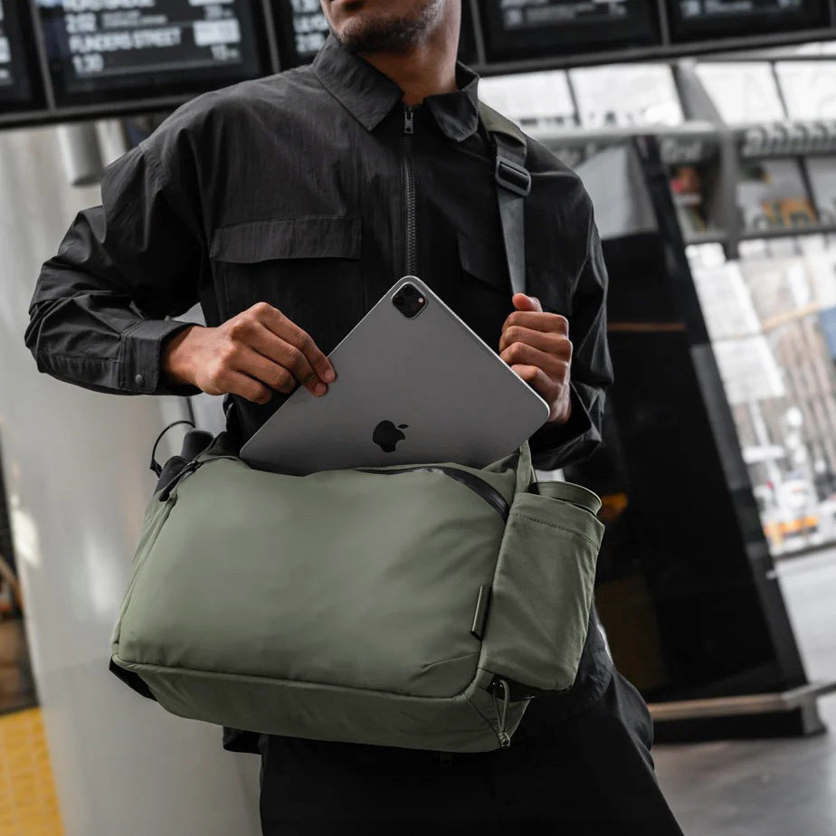 Alpaka Flight Satchel - Axoflux Green