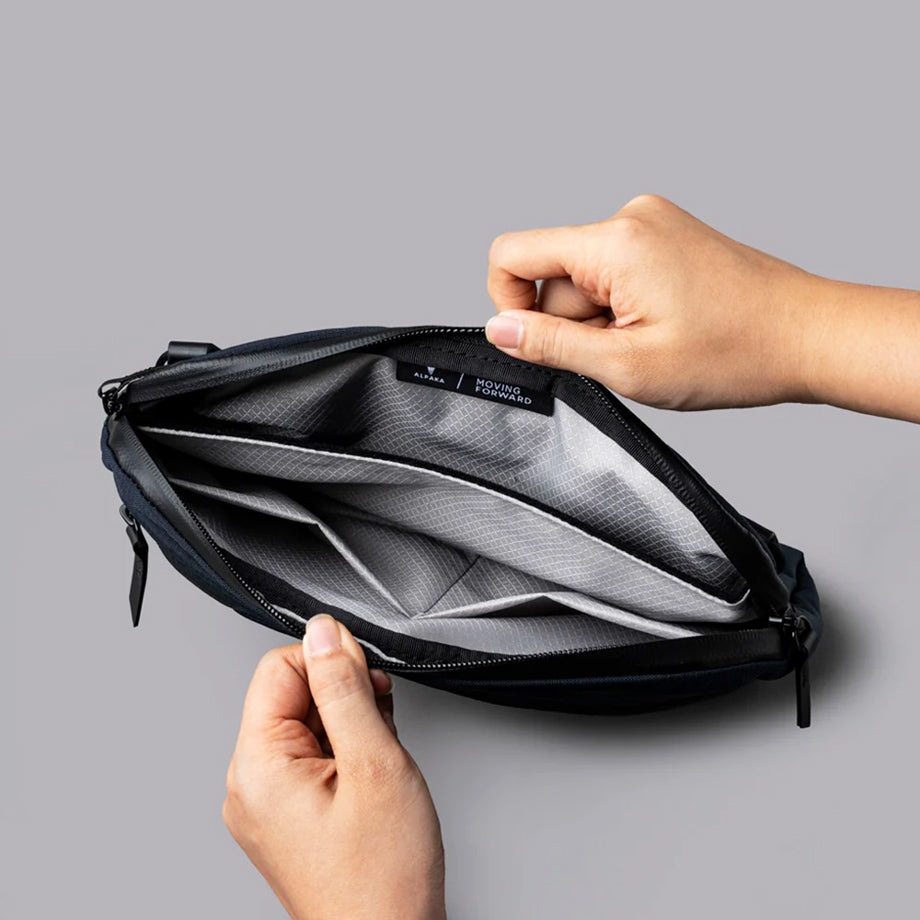 Flight Sling Bag 2L - Axoflux Moonlight Blue & Grey