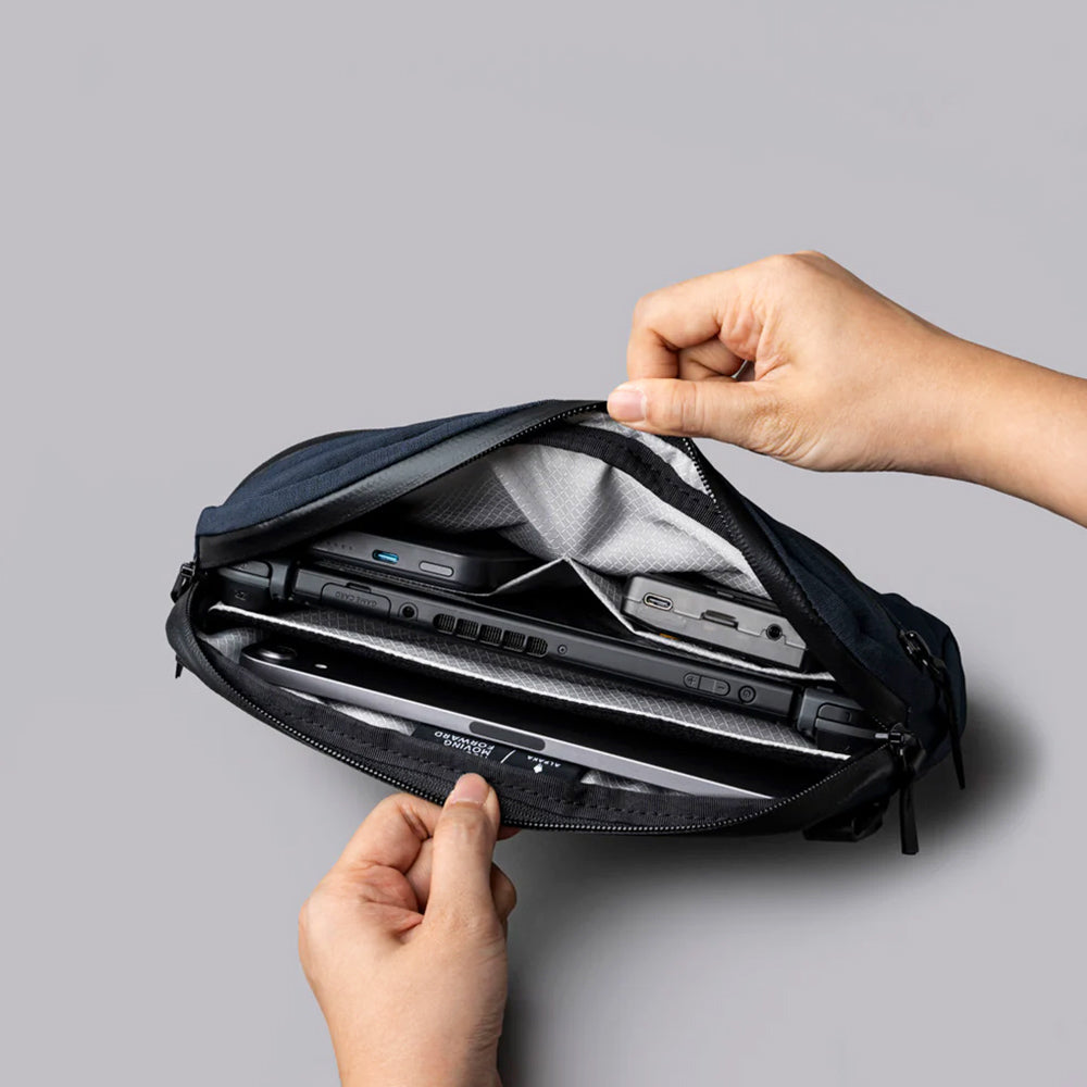 Flight Sling Bag 2L - Axoflux Moonlight Blue & Grey