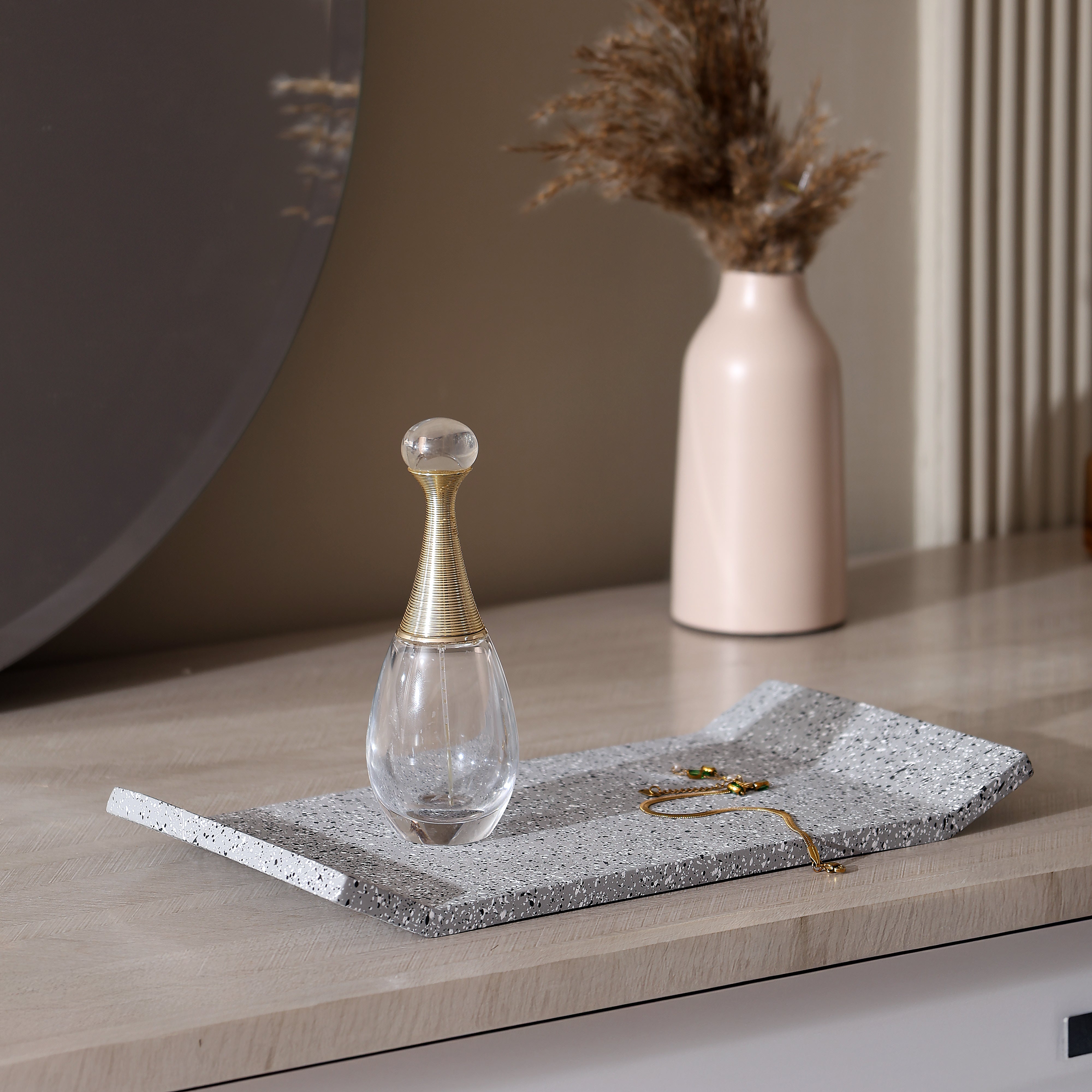 Flow Valet Tray - Speckled Grey