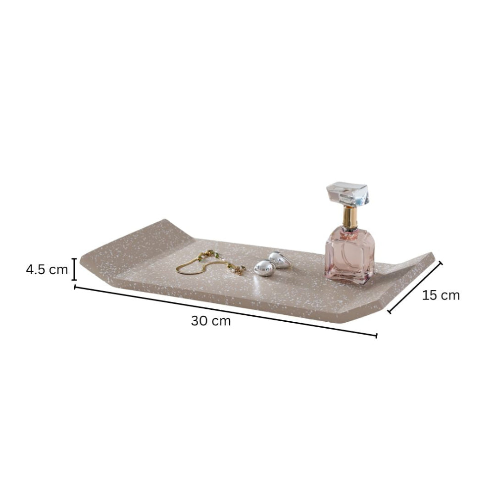 Flow Valet Tray - Speckled Taupe