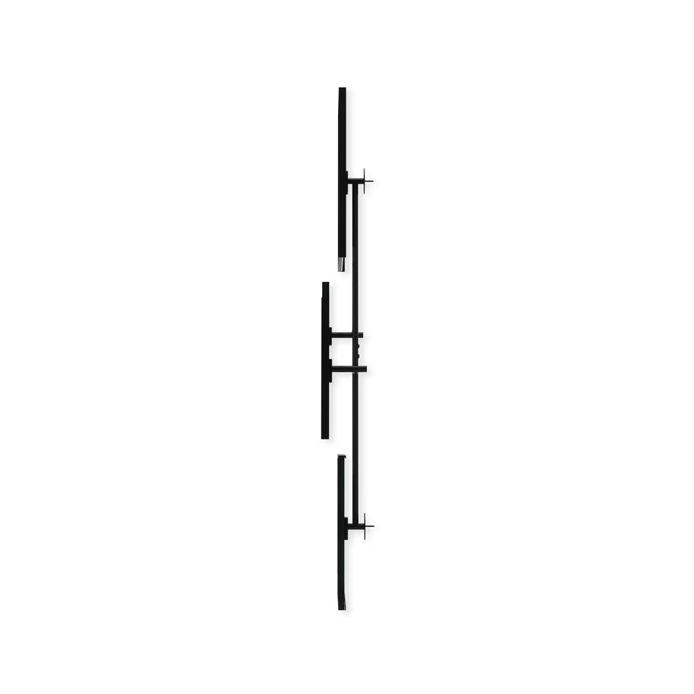 Flute Wall Picture Frames, Set of 4 - Black