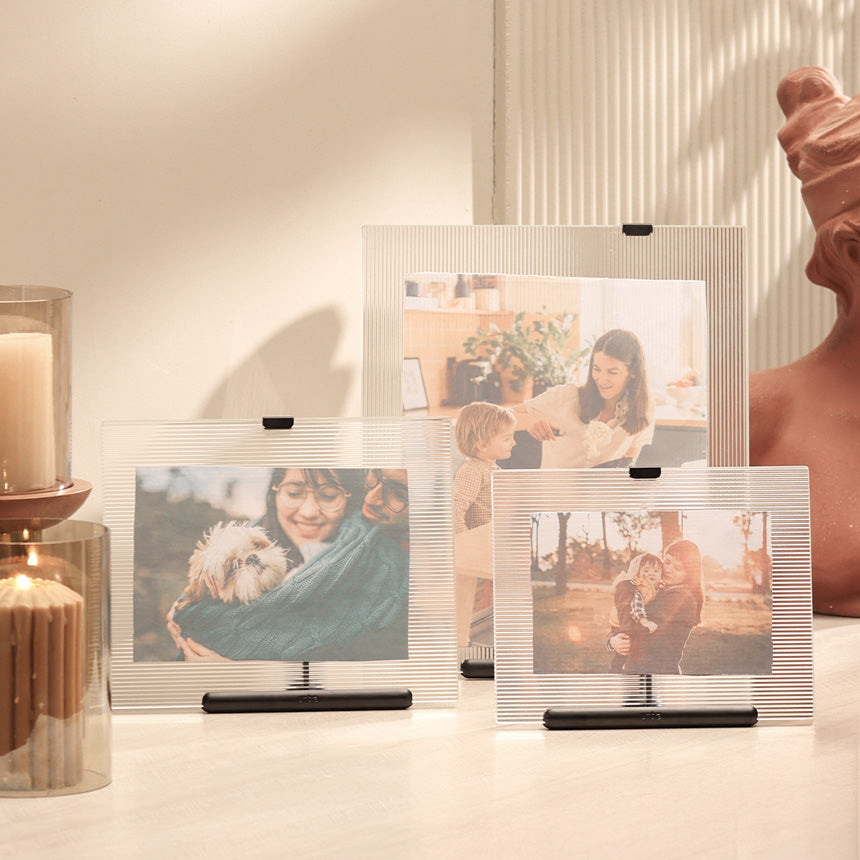 Flute Photo Frame Large - Black