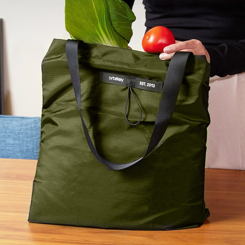 Foldable Tote Bag - Forest Green