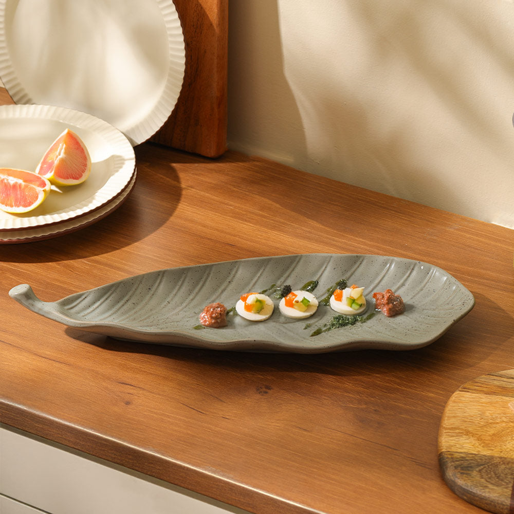Folie Serving Platter - Speckled Slate