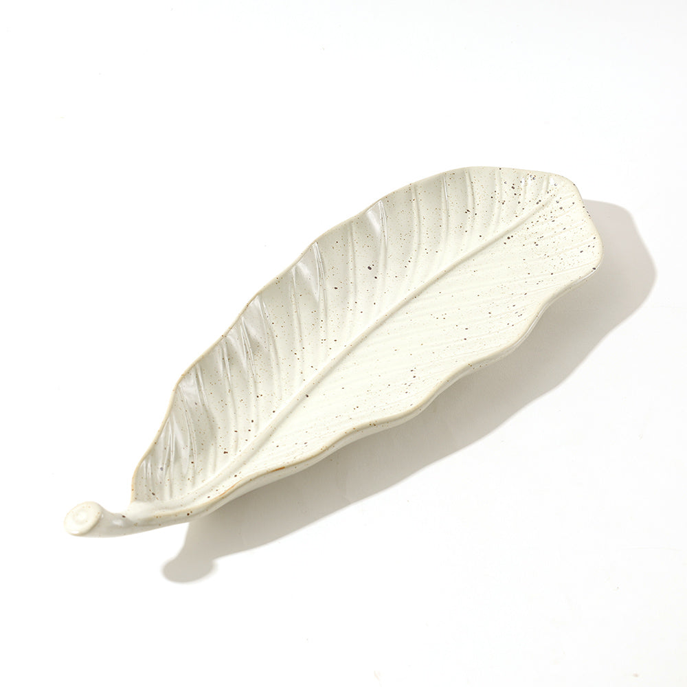 Folie Serving Platter - Speckled White
