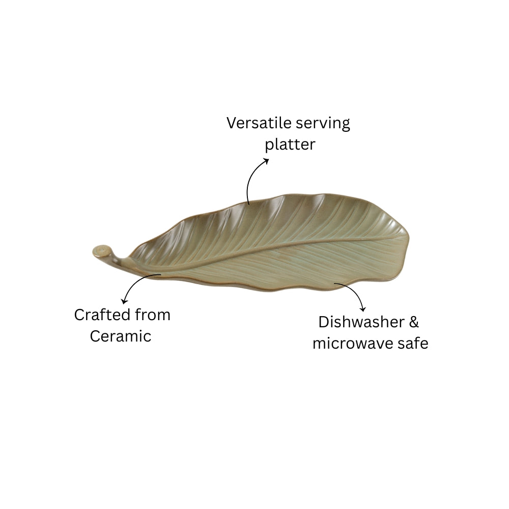 Folie Serving Platter - Army Green
