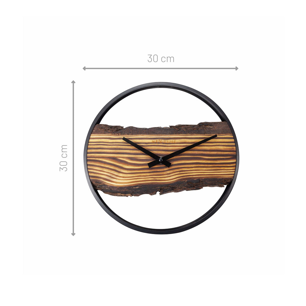 Forest Wall Clock 30cm - Wood