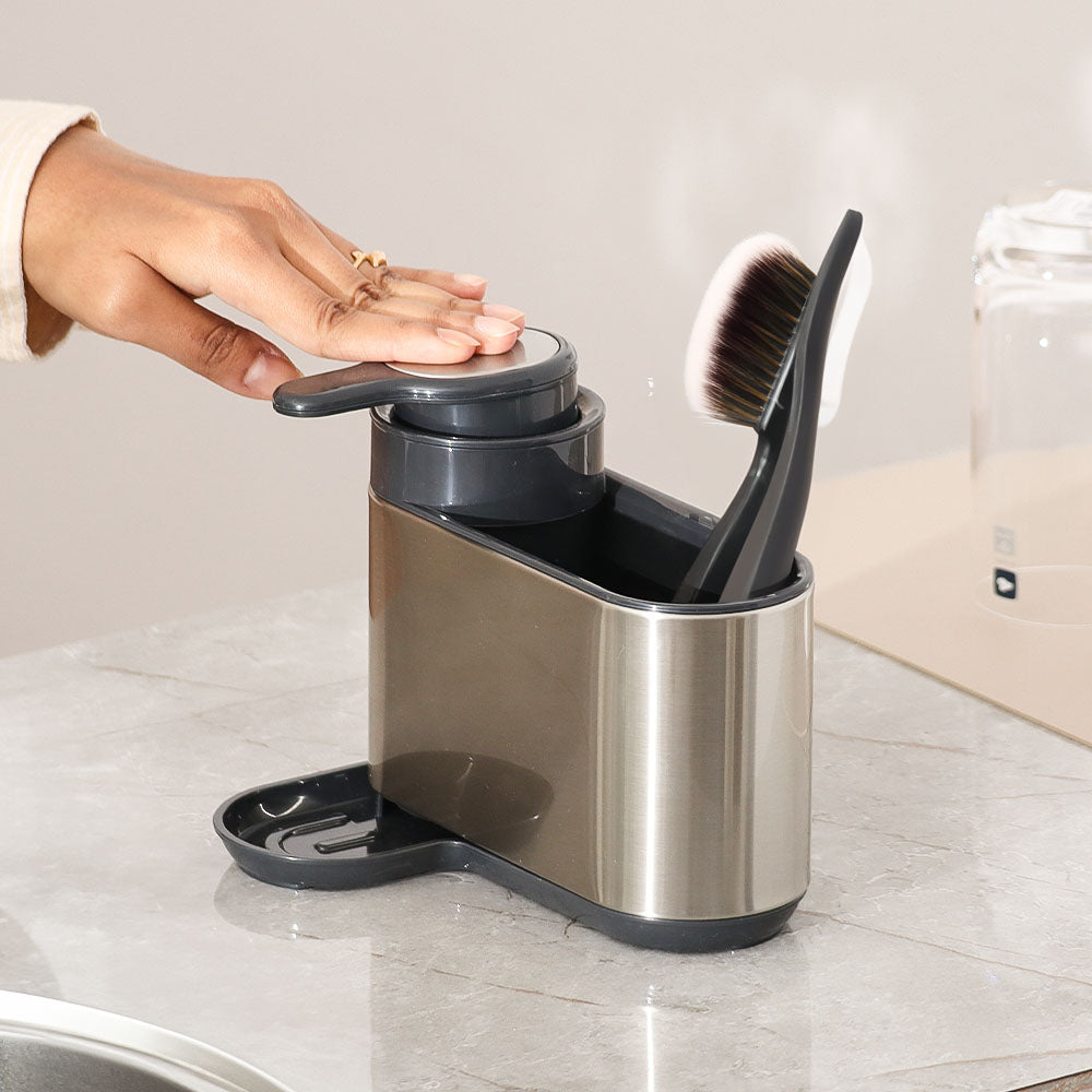 Forge Soap Dispenser & Scrub Holder