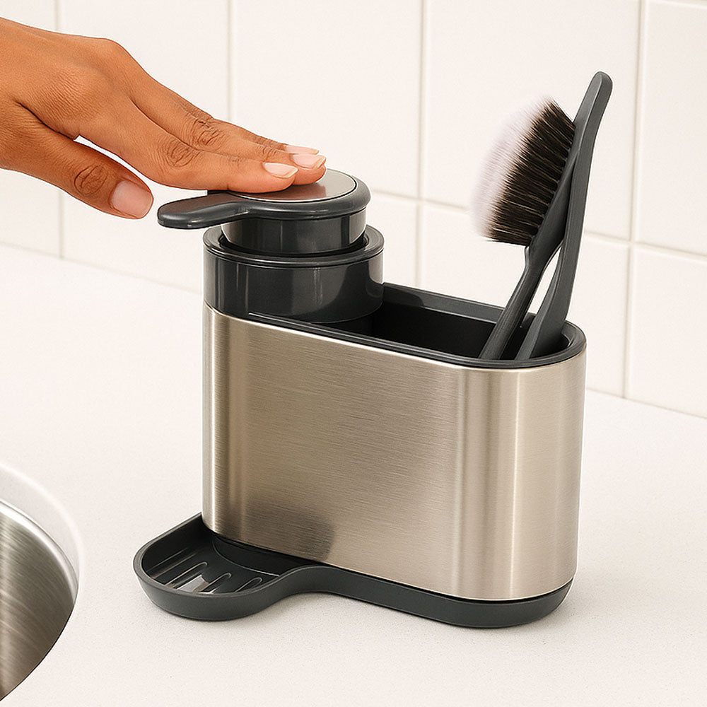 Forge Soap Dispenser & Scrub Holder