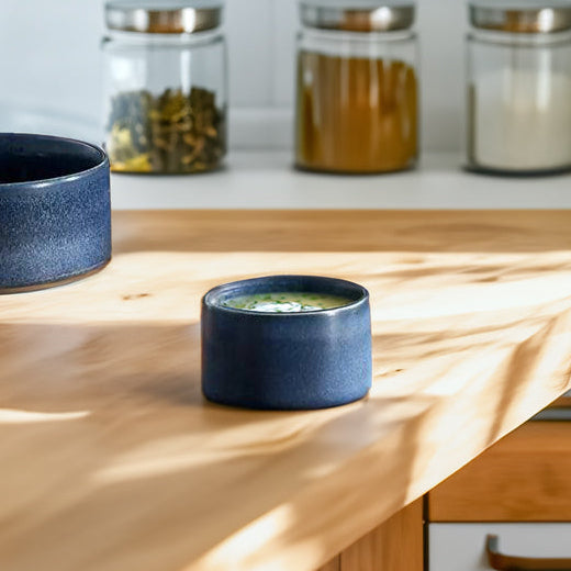 Form' Art Small Bowl - Carbon Blue