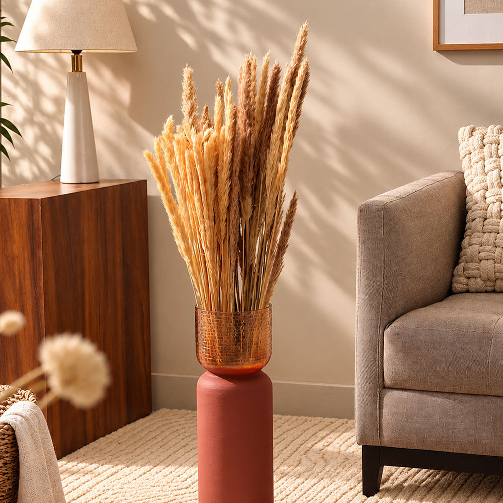 Foxtail Faux  Bunch - Mocha